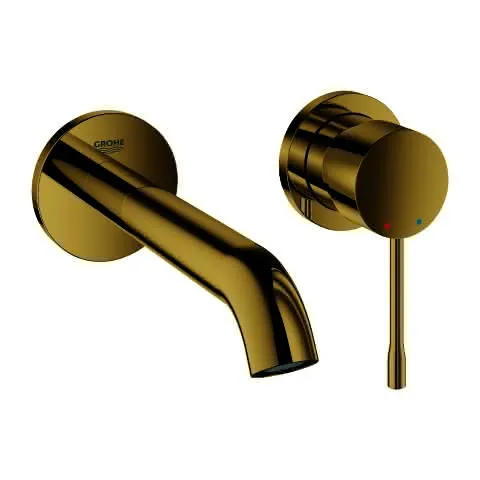 GROHE 2-Loch-Waschtisch-Wandbatterie Essence 29192_1 FMS Ausladung 183mm cool sunrise