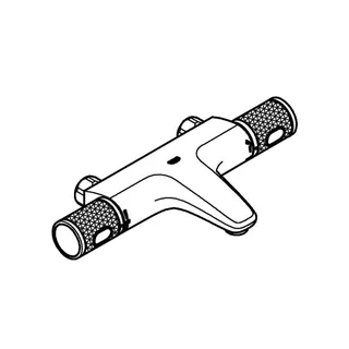 GROHE THM-Wannenbatterie Grohtherm 1000 Performance 34831 ohne Anschlüsse chrom – Bild 4