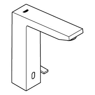 GROHE Waschtisch-IR-Elektronik Eurocube E 36441 Mischung 6V supersteel – Bild 4