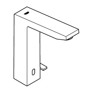 GROHE Waschtisch-IR-Elektronik Eurocube E 36441 Mischung 6V supersteel – Bild 3