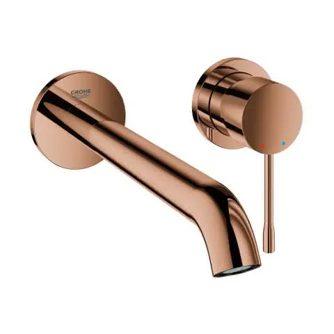GROHE 2-Loch-Waschtisch-Wandbatterie Essence 29193_1 FMS Ausladung 230mm warm sunset