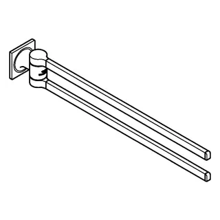 GROHE Doppel-Handtuchhalter Allure 40342_1 warm sunset gebürstet – Bild 4