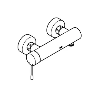 GROHE EH-Brausebatterie Essence 25252_1 Wandmontage warm sunset – Bild 3