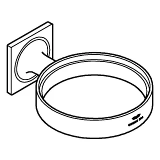 GROHE Halter Allure 40963_1 für Seifenschale/Föneinsatz warm sunset geb. – Bild 3
