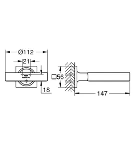 GROHE Halter Allure 40963_1 für Seifenschale/Föneinsatz warm sunset geb. – Bild 5