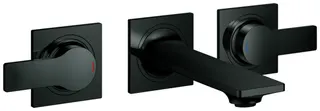 3-L-Waschtisch-Wandbatterie Ausl. 150mm more4YOU Style, hard graphite – Bild 2