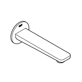GROHE Wanneneinlauf Lineare 13383_1 Wandmontage hard graphite gebürstet – Bild 3