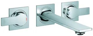 3-L-Waschtisch-Wandbatterie Ausl. 208mm more4YOU Style, chrom