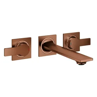 3-L-Waschtisch-Wandbatterie Ausl. 208mm more4YOU Style, warm sunset gebürstet – Bild 2