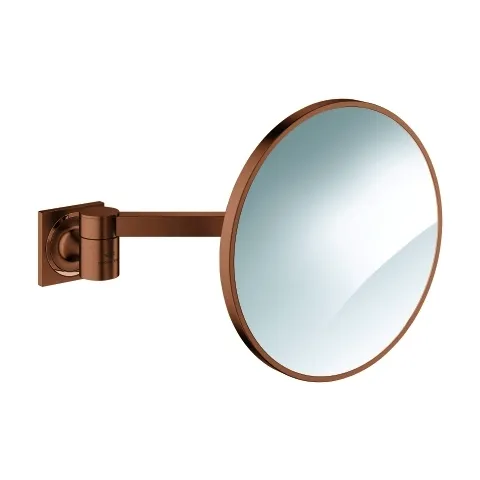 GROHE Kosmetikspiegel Allure 40967_1 Wandmontage warm sunset gebürstet
