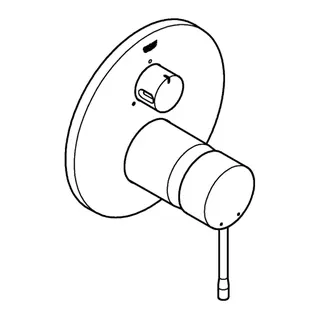 GROHE EH-Batterie Essence 24169_1 FMS für 35604 3-Wege Umstellung warm sunset – Bild 3