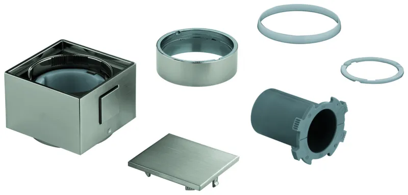 GROHE Temperaturwählgriff 49091 eckig für THM-Fertigmontagesets supersteel