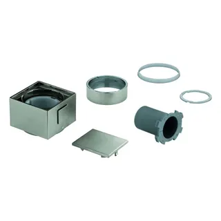 GROHE Temperaturwählgriff 49091 eckig für THM-Fertigmontagesets supersteel – Bild 2