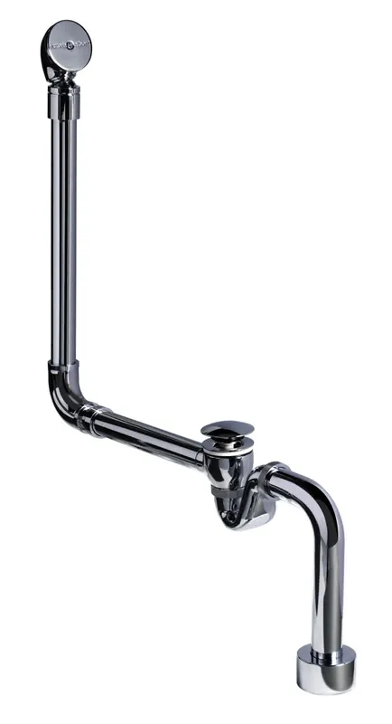 Vaillant K30 Ab- und Überlaufgarnitur Wannen ,Chrom poliert