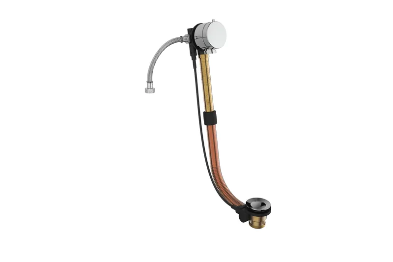 Vaillant K60 Ab- und Überlaufgarnitur mit Einlauf Chrom poliert