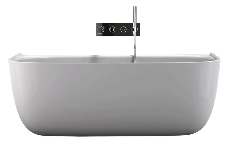 Vaillant Eldon freistehende backtowall Wanne, ohne Überlauf