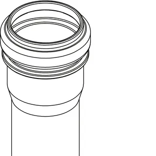 RAUPIANO PLUS Abflussrohr DN 32, Baulänge 150 mm – Bild 5