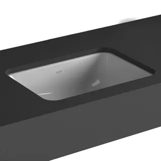 VitrA Unterbauwaschtisch S20 425 x 300 mm rechteckig Überlaufloch Weiß Hochglanz