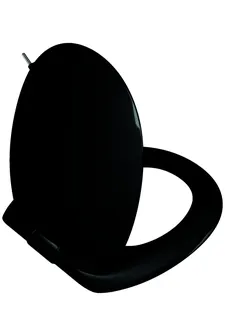 VitrA WC-Sitz Istanbul Duroplast mit Absenkautomatik Schwarz Hochglanz