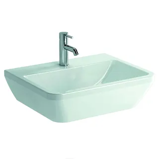 VitrA Waschtisch Integra 600 x 470 mm eckig Hahnloch Weiß Hochglanz