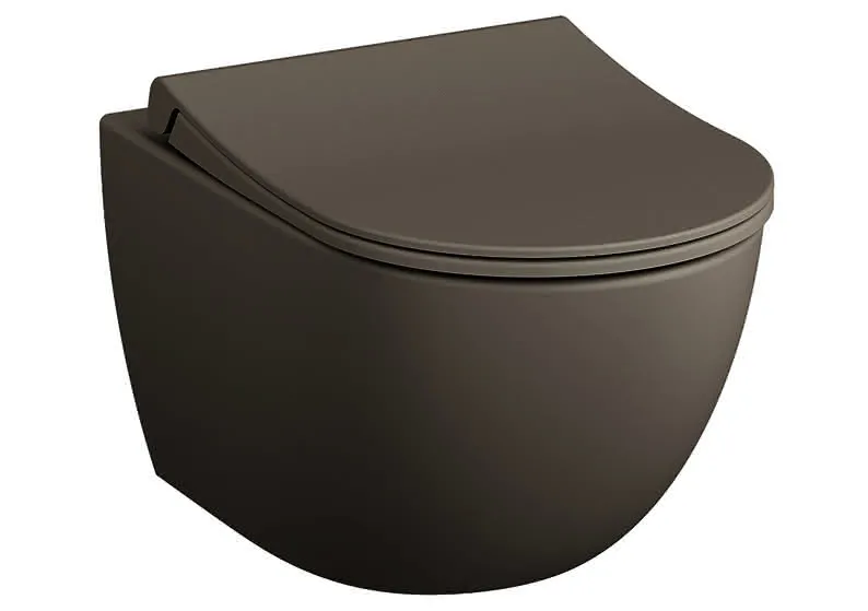 Tiefspüler-Wand-WC Sento VitrA Flush 365 x 540 mm Taupe Matt VitrA Clean