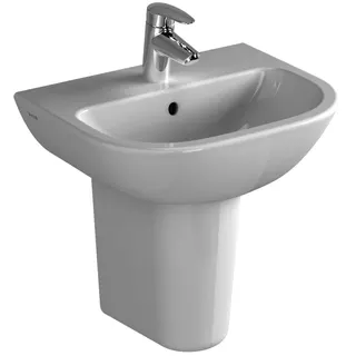 VitrA Handwaschbecken S20 450 x 355 mm Hahnloch Überlaufloch Weiß Hochglanz