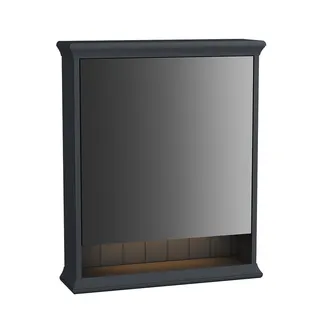 VitrA LED-Spiegelschrank Valarte 630 mm 1 Tür Anschlag rechts Grau Matt