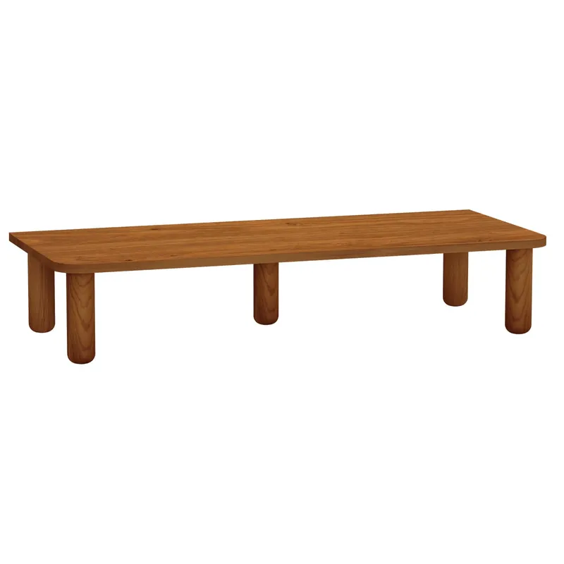 VitrA Sockelplatte Sento 950 x 400 x 190 mm mit Füßen Eiche Natur