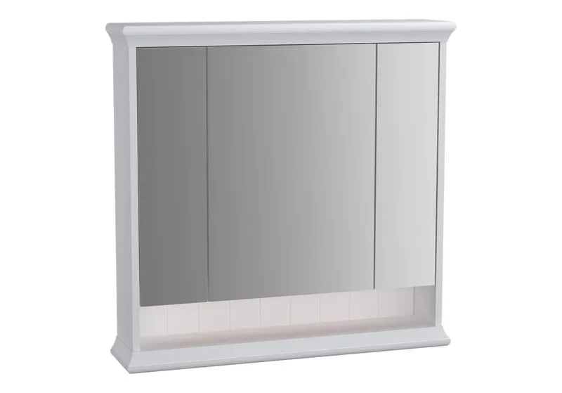 VitrA LED-Spiegelschrank Valarte 780 mm 3 Türen Weiß Matt