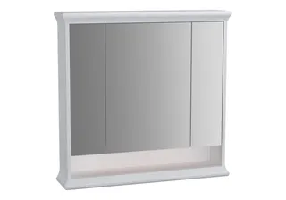 VitrA LED-Spiegelschrank Valarte 780 mm 3 Türen Weiß Matt