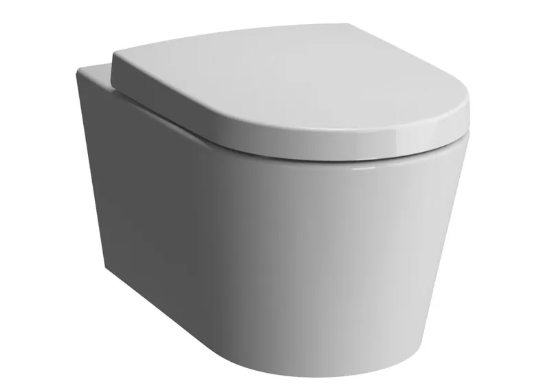 Tiefspüler-Wand-WC Nest VitrA Flush 355 x 570 mm V-Fit 2.0 Weiß Hochglanz