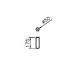 VitrA Möbelfüße-Set Sento (4 Stück pro Set) 50 x 50 x 170 mm Eiche Natur – Bild 2