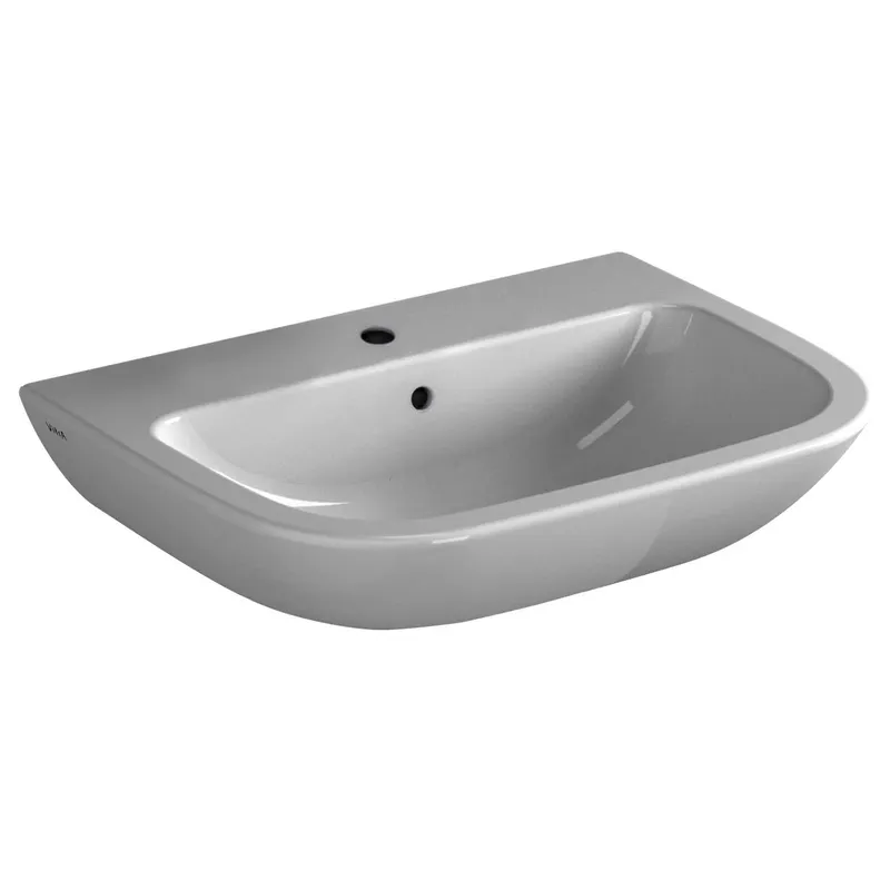 VitrA Waschtisch S20 600 x 460 mm ohne Hahnloch mit Überlaufloch Weiß HGL