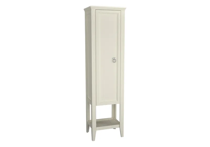 VitrA Hochschrank Valarte 535 x 1965 mm 1 Tür Anschlag links Elfenbein Matt