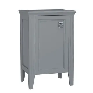 VitrA Halbhochschrank Valarte 535 x 830 mm 1 Tür Anschlag links Grau Matt