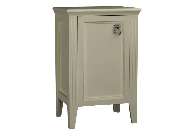 VitrA Halbhochschrank Valarte 535 x 830 mm 1 Tür Anschlag links Elfenbein Matt