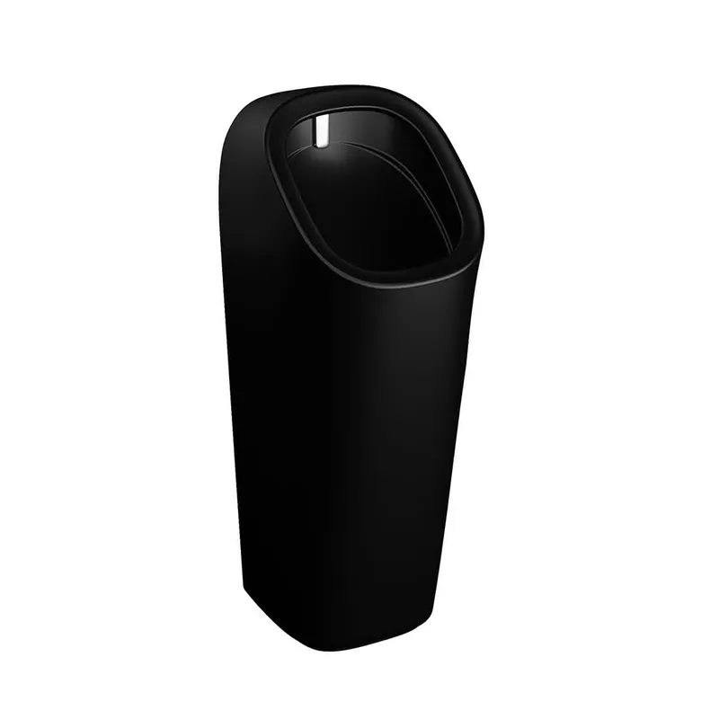 VitrA Urinal Plural Monoblock Netzanschluss 335x380x905mm Zulauf hinten Schwarz Matt