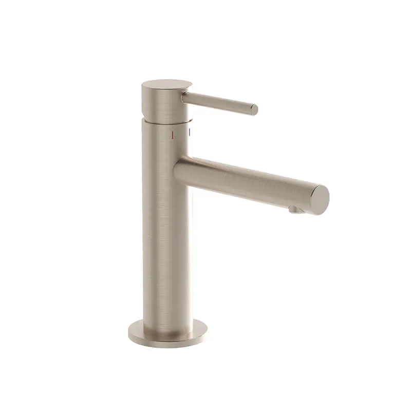 VitrA Einhebel-Waschtischmischer Origin h: 185 mm Einlochmontage Nickel