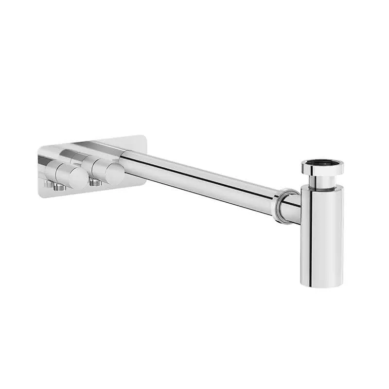 VitrA Design Siphon Origin 2 Eckventile links Chrom