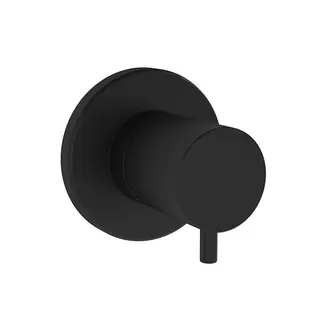 VT Unterputz-Absperrventil Origin Fertigmontageset 80 x 80 mm Schwarz