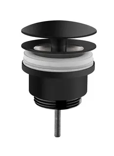VT Schaftventil Zubehör Metall d: 62 mm runde Form Schwarz Matt