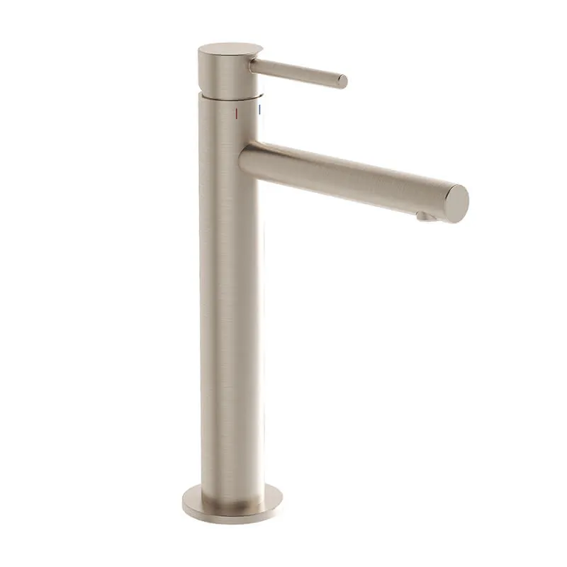 VitrA Einhebel-Waschtischmischer Origin h: 265 mm Einlochmontage Nickel