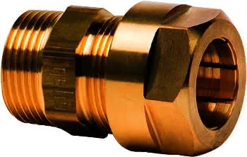 multigebo Klemmverbinder Serie 320 mit Außengewinde, 16 mm AD x 1/2"
