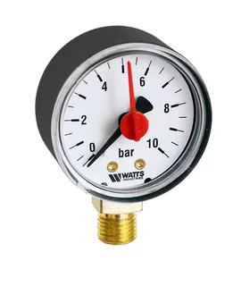 WATTS Manometer S&H radial F+R201 DN50/0-16bar G1/4B m. Zeiger