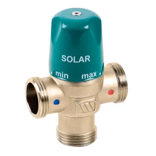 WATTS Thermostatisches Mischventil SOLAR MMV-S 15, 1/2" AG, ohne Rückflussverh.