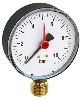 WATTS Manometer S&H radial F+R201 DN80/0-25bar G1/2B m. Zeiger