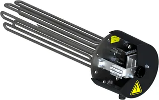 JT V4A Flanschheizung 8 kW mit Regler u. Begrenzer, ET: 420 mm – Bild 2