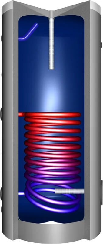 JT Brauchwassersp. ERSS 500 Silber 514 L, 2,0 qm, ERP B, Höhe 1970mm