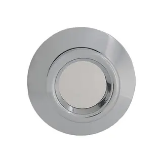 DM Blindrosette Chrom für Koax G2 best. aus Rosette, Zylinder u. Blindplatte
