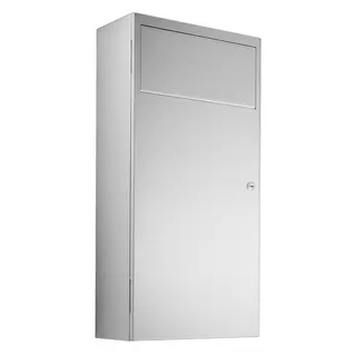 EWAR Abfallbehälter 12l WP133 BxTxH:298x140x598mm, geschliffen